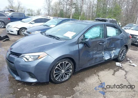 2014 Toyota Corolla Le Eco из США, поврежденный, VIN 2T1BPRHE3EC176174
